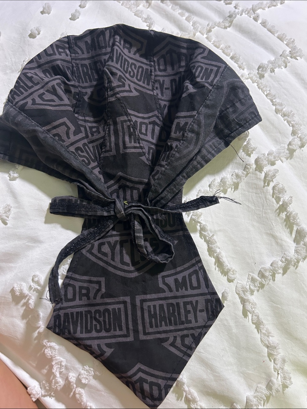 Harley-Davidson Black Logo Hooded Kids One-Piece